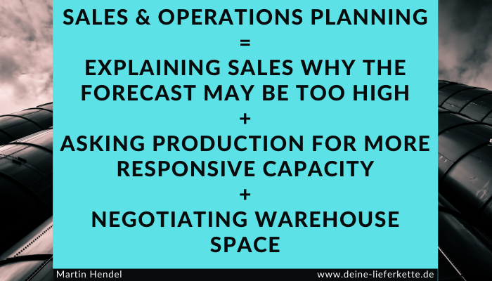 4 - Sales & Operations Planning