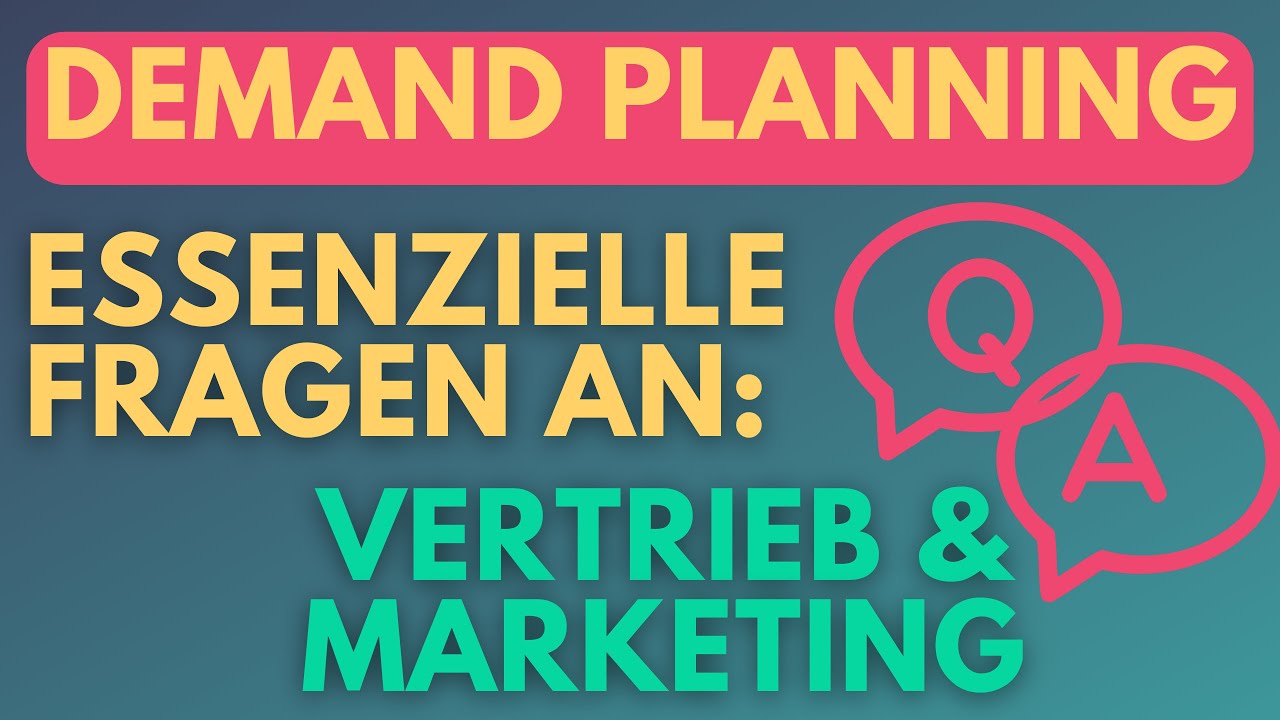 Mehr über den Artikel erfahren Absatzplanung: essenzielle Fragen an Vertrieb und Marketing (Demand Planning)