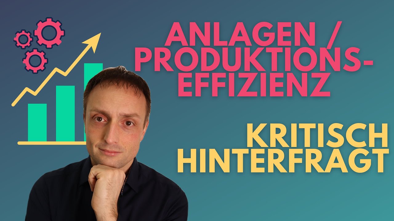 Mehr über den Artikel erfahren Anlagen- oder Produktions-Effizienz kritisch hinterfragt (OEE = overall equipment efficiency)