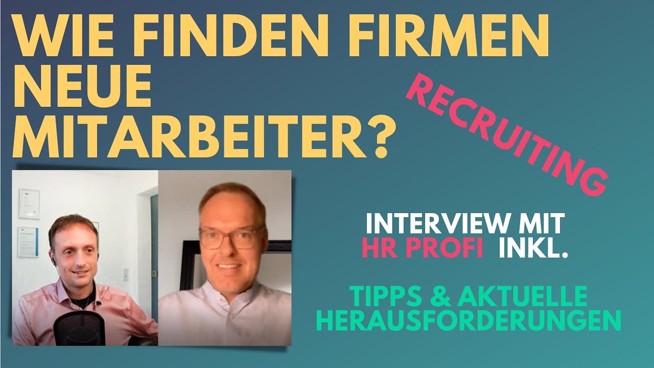 Mehr über den Artikel erfahren Jobsuche aus Sicht der Bewerber und Firmen | Interview mit Recruitment Profi (Talent Aquisition)